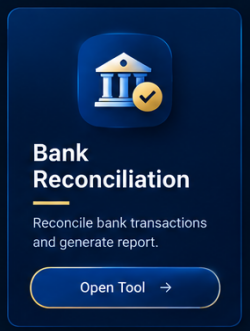 Bank Reconciliation — Reconcile bank transactions and generate report