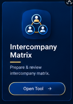 Intercompany Matrix — Prepare and review intercompany matrix